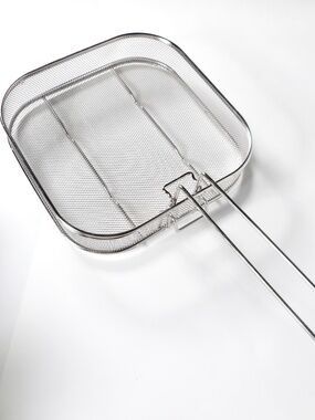 Curtis Stone Easy Lift Mesh Basket Stainless Steel Pasta Boil Vegetable Blanch